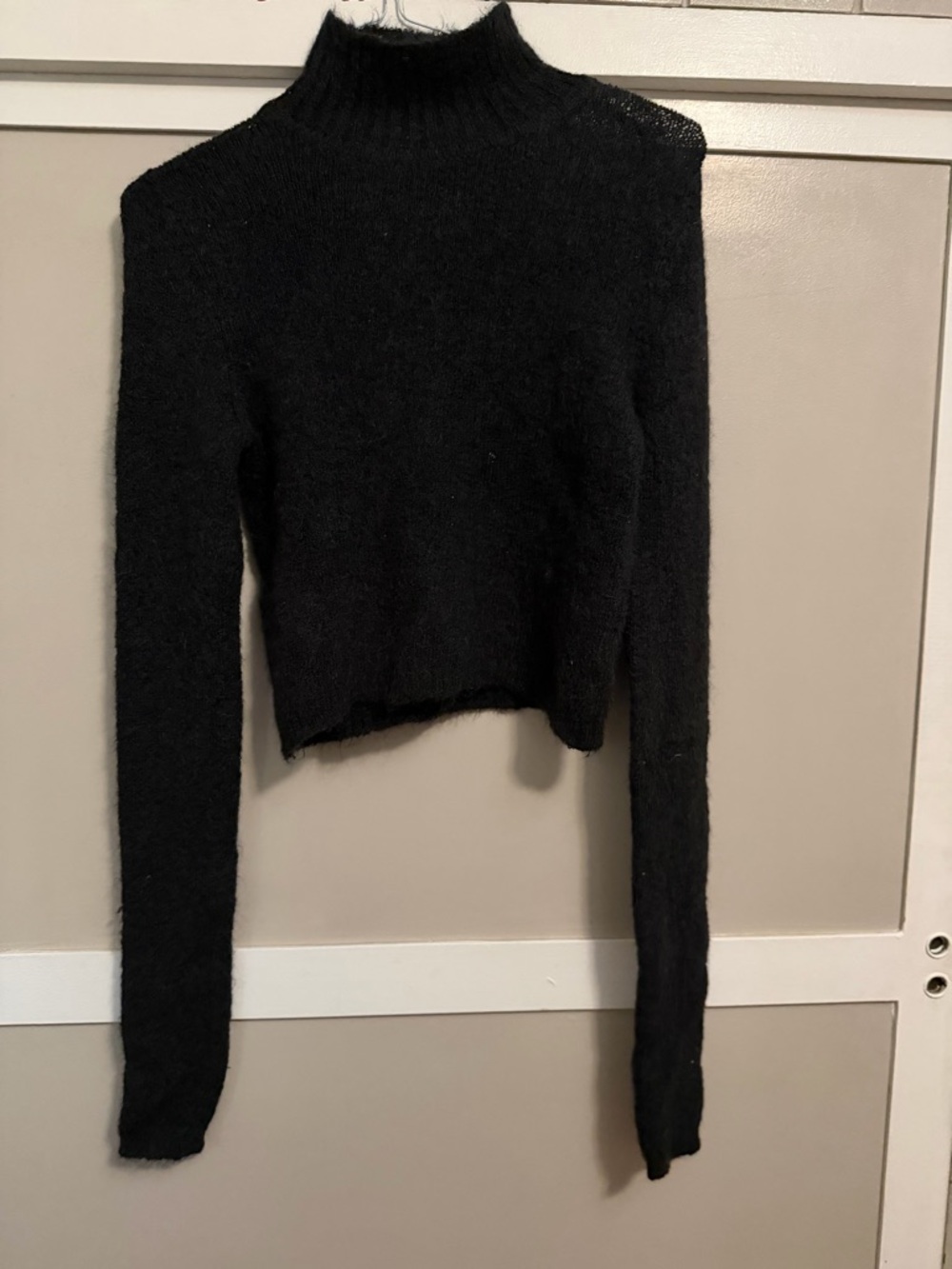 Express women’s angora black sweater